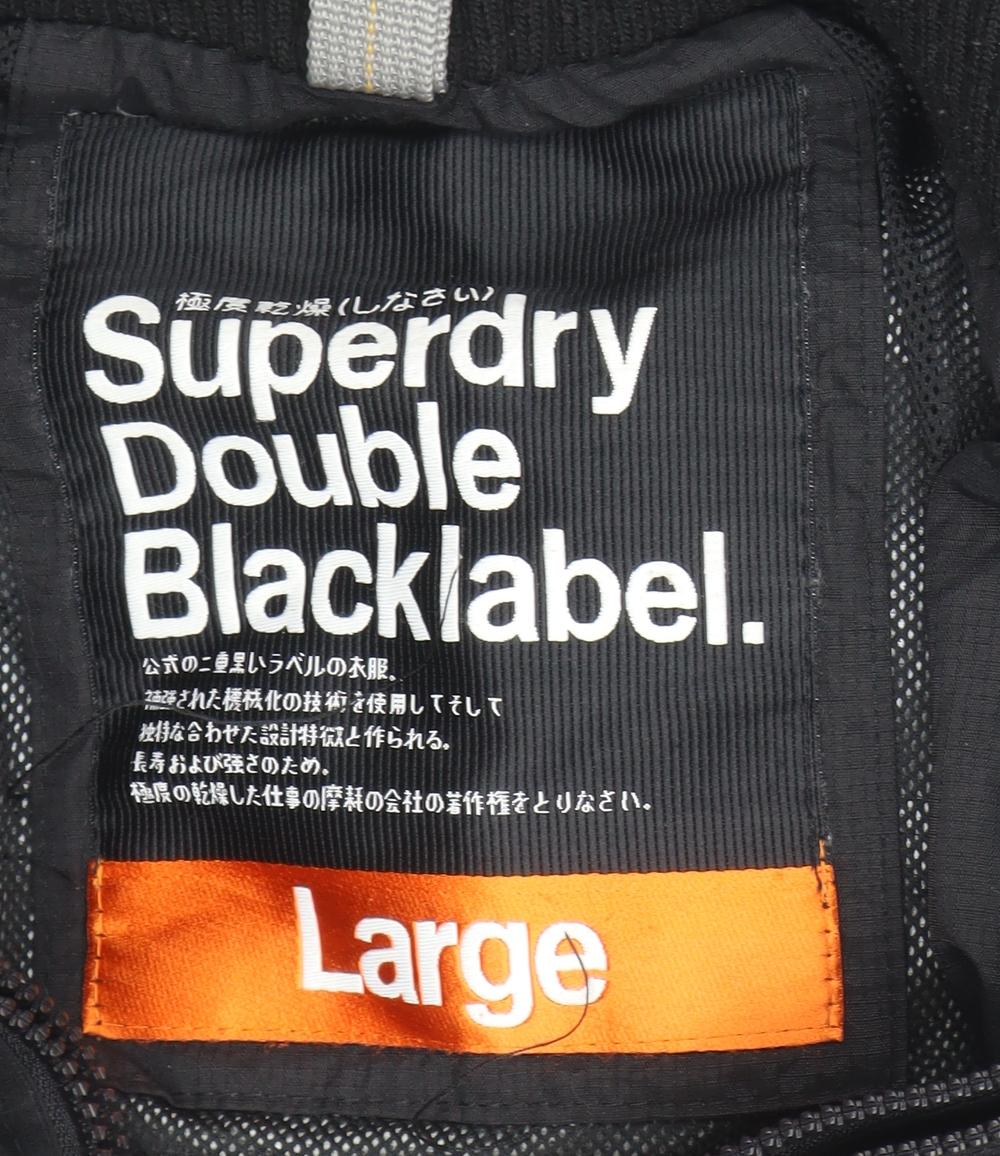 Superdry Womens Black Large Puffer Jacket Windproof Water Resistant