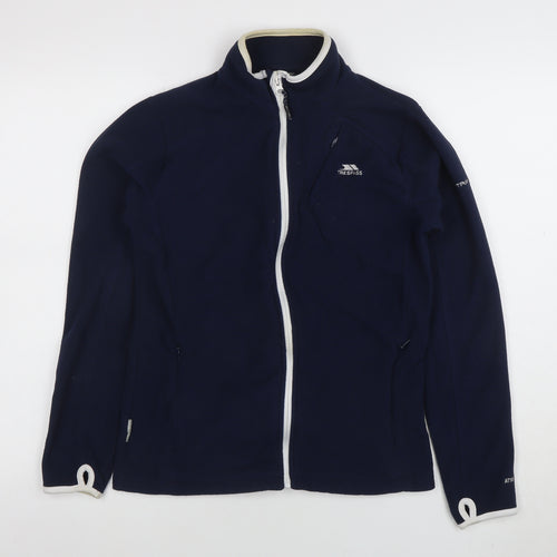 Trespass Women's Blue Fleece Full Zip Jacket Size 14