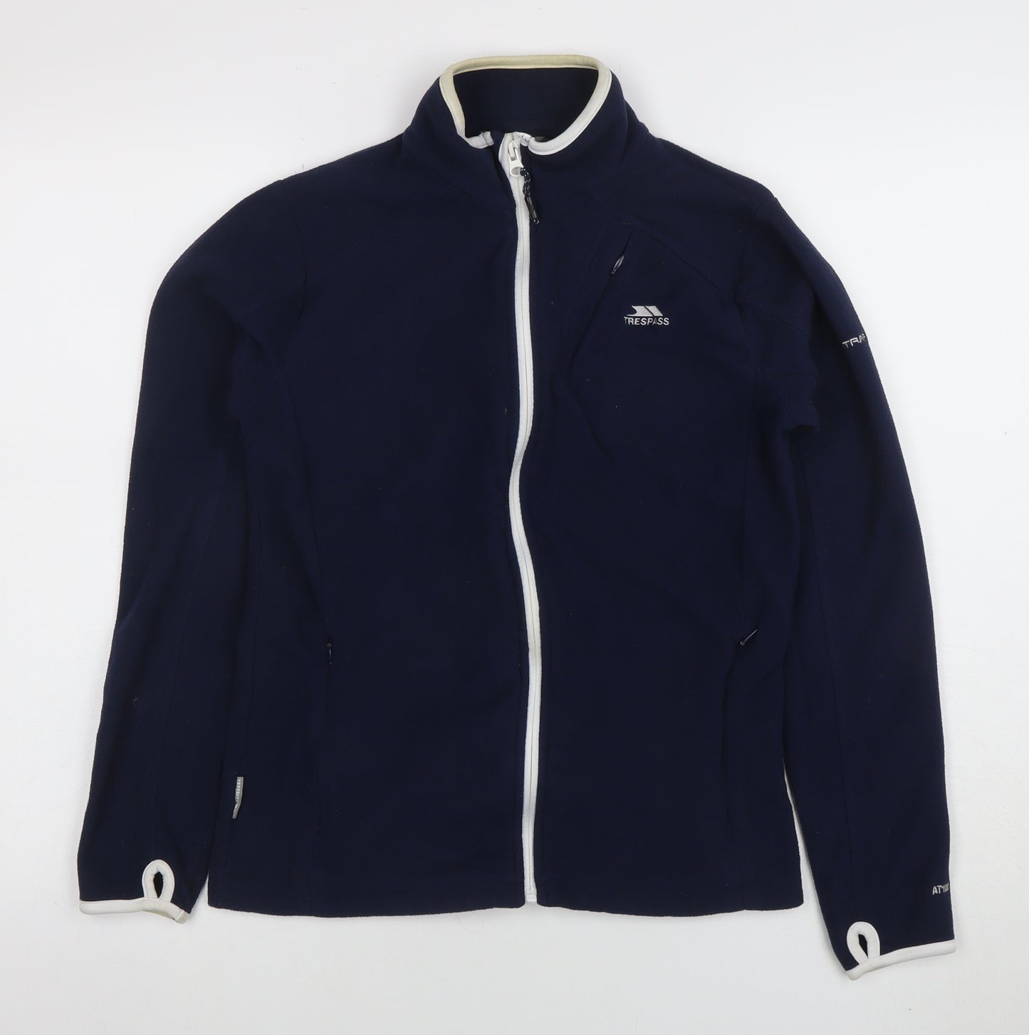 Trespass Women's Blue Fleece Full Zip Jacket Size 14