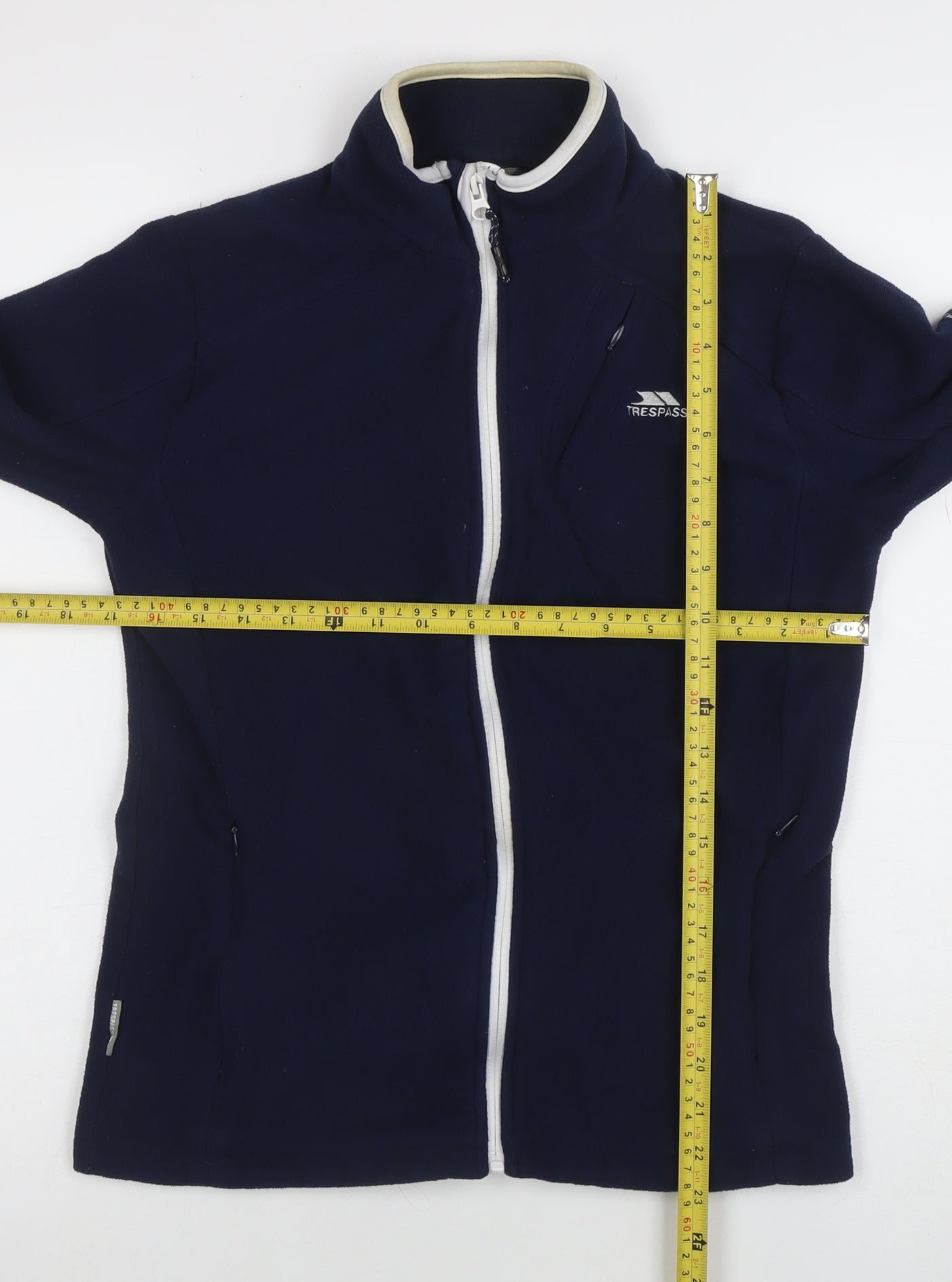 Trespass Women's Blue Fleece Full Zip Jacket Size 14