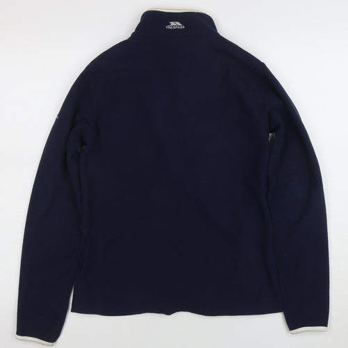 Trespass Women's Blue Fleece Full Zip Jacket Size 14