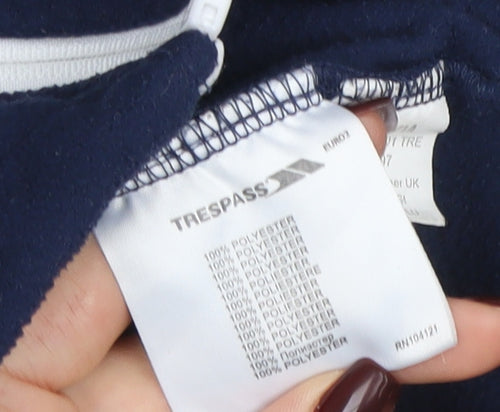 Trespass Women's Blue Fleece Full Zip Jacket Size 14