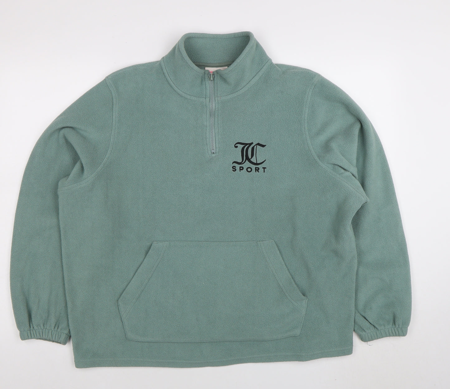 Juicy Couture Sport Women’s Green Fleece Pullover Sweatshirt Size L