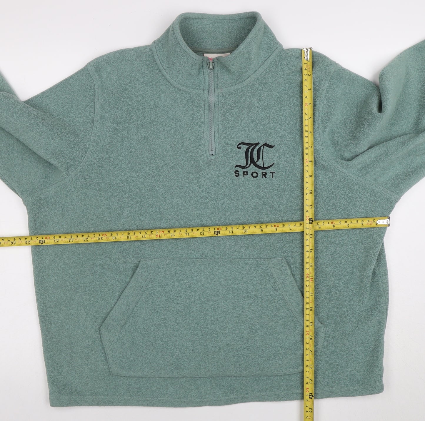 Juicy Couture Sport Women’s Green Fleece Pullover Sweatshirt Size L