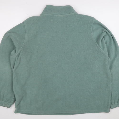 Juicy Couture Sport Women’s Green Fleece Pullover Sweatshirt Size L