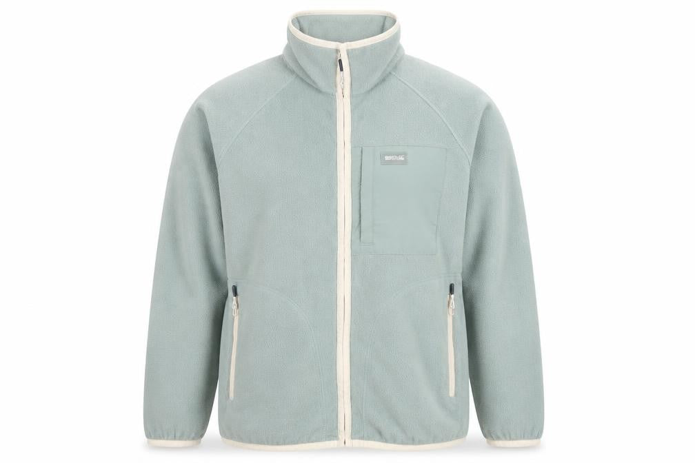 Regatta Great Outdoors Women Blue Full Zip Fleece Jacket UK 10