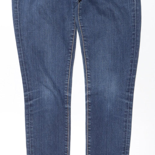 J Brand Women's Blue Mid Rise Skinny Stretch Jeans Size 27