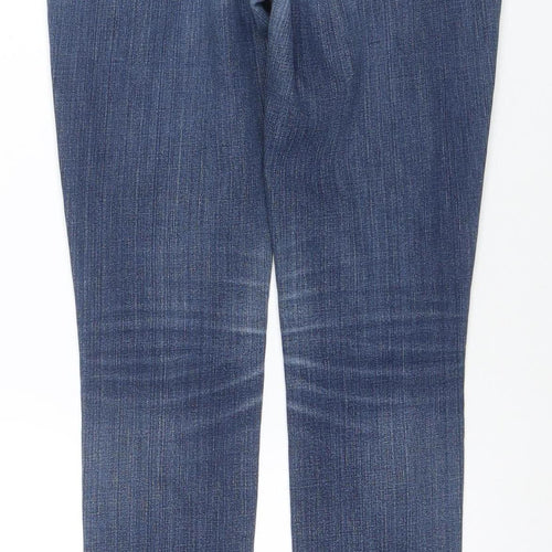 J Brand Women's Blue Mid Rise Skinny Stretch Jeans Size 27