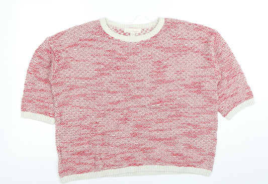 Seasalt Cornwall Women's Multicoloured Cotton Bamboo Knit Jumper Size 18