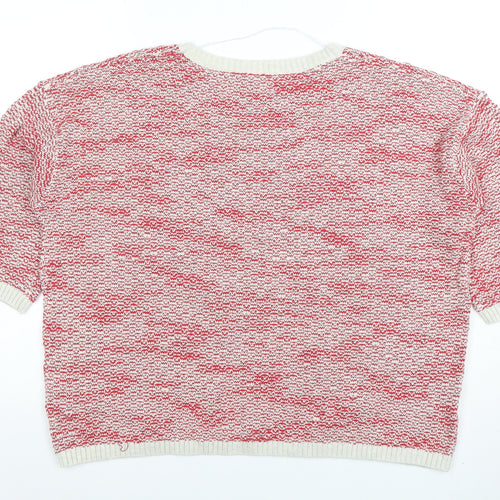 Seasalt Cornwall Women's Multicoloured Cotton Bamboo Knit Jumper Size 18