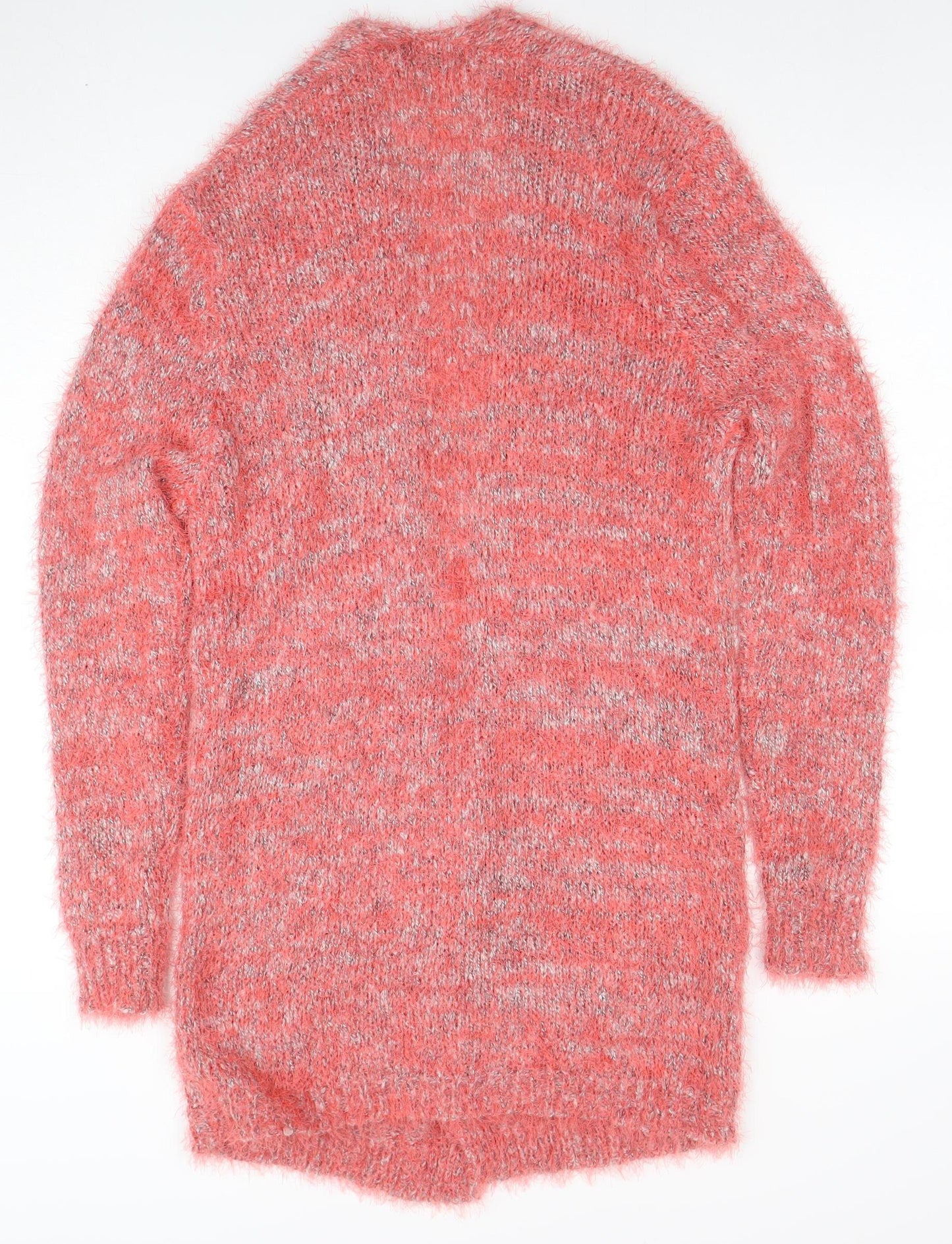 Piazza Italia Women’s Pink Long Sleeve Open Front Cardigan L