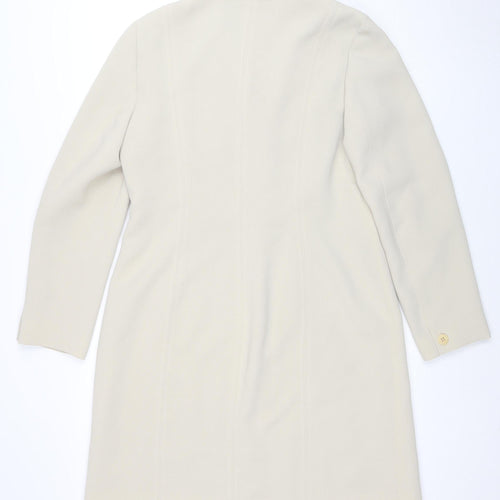 Planet Women's Beige Size 14 Single Breasted Polyester Blazer