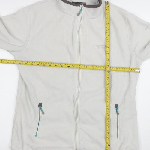 Regatta Womens Grey Fleece Full Zip Jacket Size 16