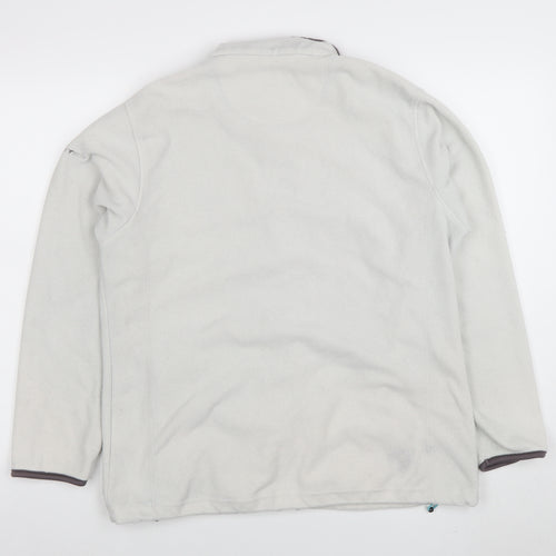 Regatta Womens Grey Fleece Full Zip Jacket Size 16