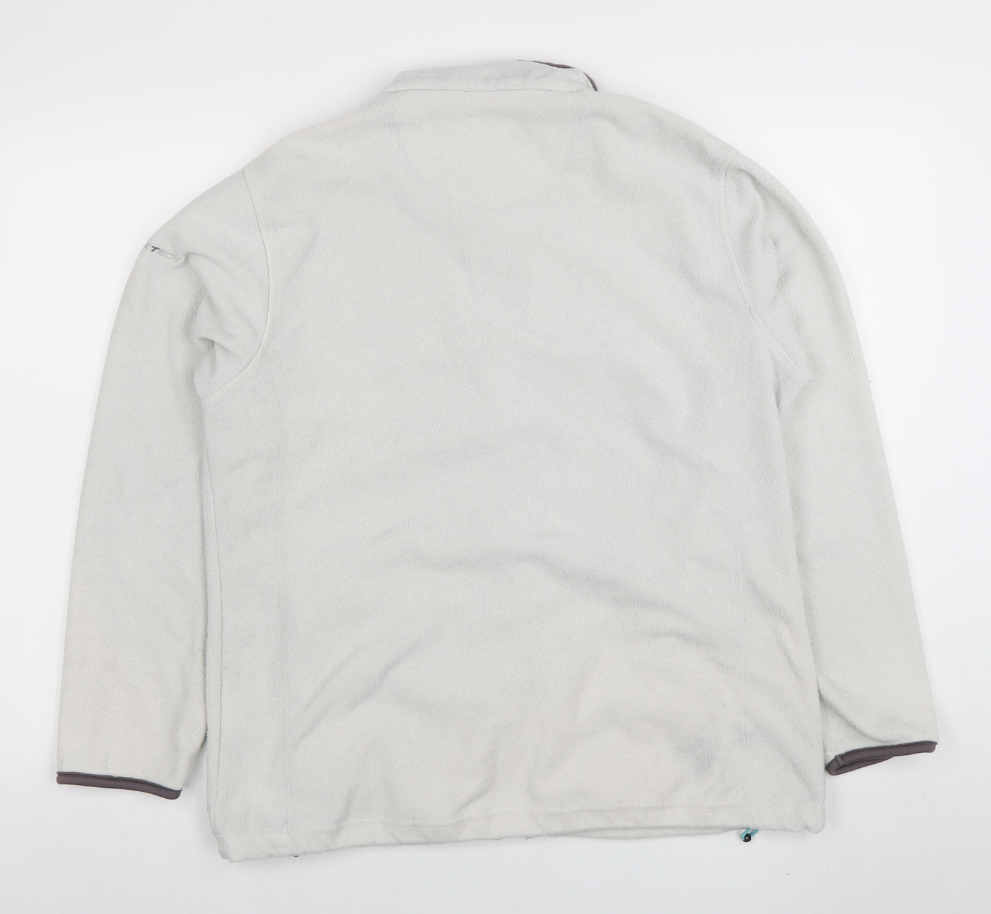 Regatta Womens Grey Fleece Full Zip Jacket Size 16