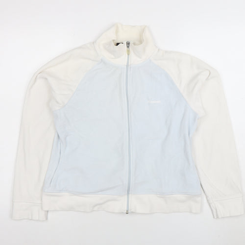 Reebok Women's Blue Full Zip Fleece Jacket Size 14