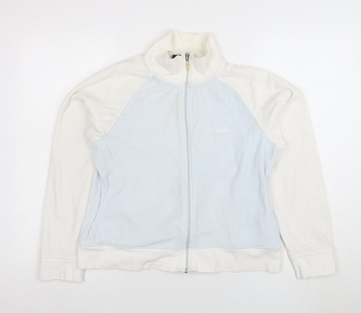 Reebok Women's Blue Full Zip Fleece Jacket Size 14