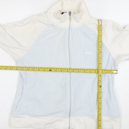 Reebok Women's Blue Full Zip Fleece Jacket Size 14