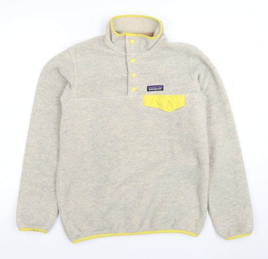 Patagonia Synchilla Womens Beige Fleece XS Pullover Sweatshirt