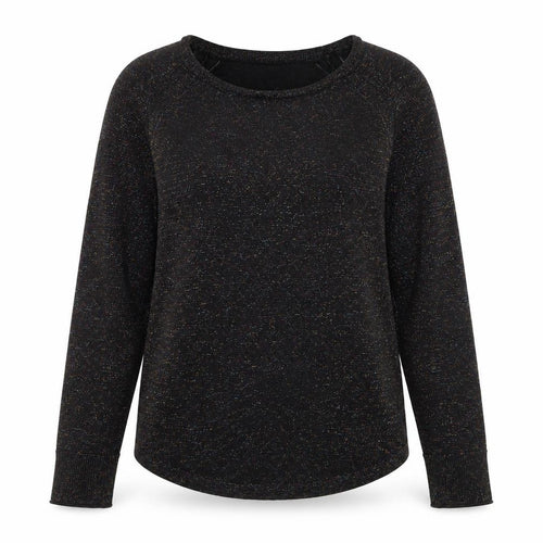 Next Women’s Black Metallic Knit Crew Neck Jumper Size 12