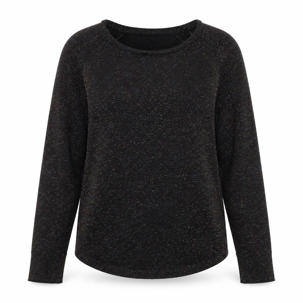 Next Women’s Black Metallic Knit Crew Neck Jumper Size 12