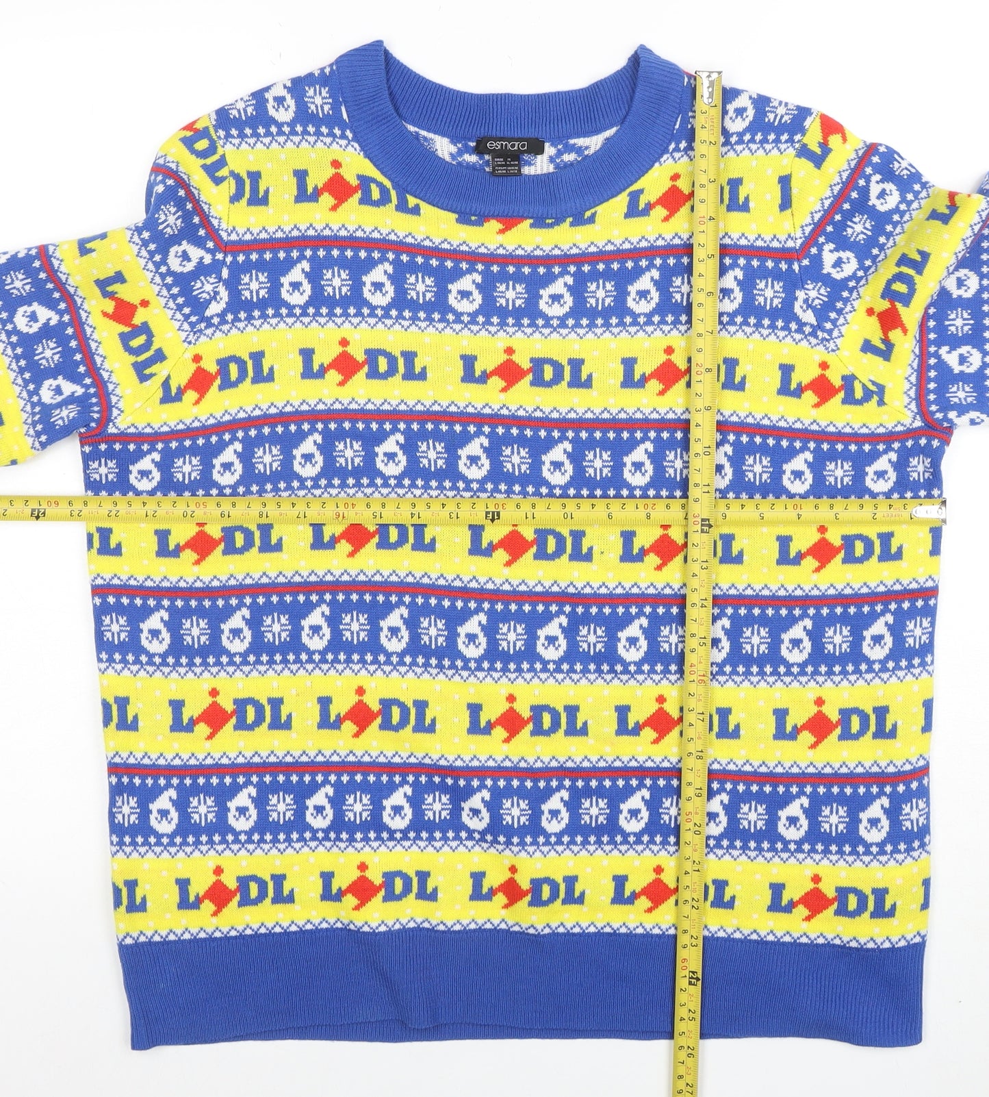 Esmara Women's Multicoloured L Fair Isle Ugly Jumper