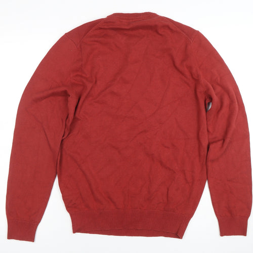 Crew Clothing Company Men's Red Cotton Crew Neck Jumper M