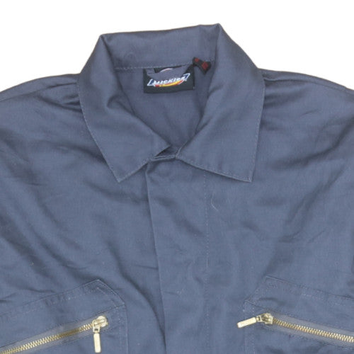 Dickies Men Blue 40R Cargo Workwear Straight Leg Trousers