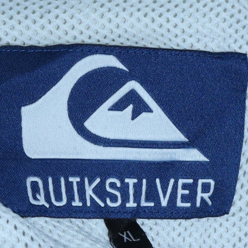 Quiksilver Mens Beige XL Lightweight Windbreaker Jacket