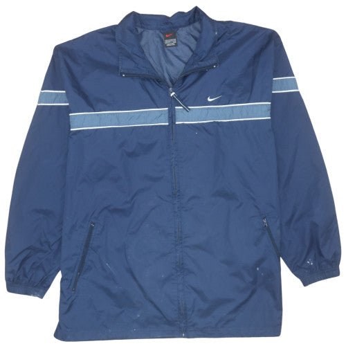 Nike Men’s Blue 2XL Windbreaker Jacket Retro Sports Style