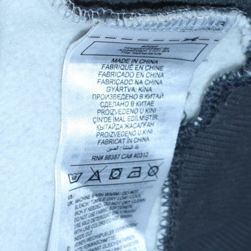 Adidas Boys Grey Colourblock Pullover Hoodie Size 14 Years Regular Fit