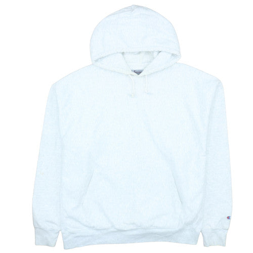 Champion Mens White 2XL Pullover Fleece Hoodie Sweatshirt