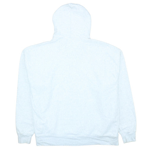 Champion Mens White 2XL Pullover Fleece Hoodie Sweatshirt