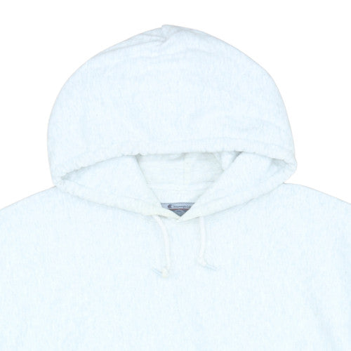 Champion Mens White 2XL Pullover Fleece Hoodie Sweatshirt
