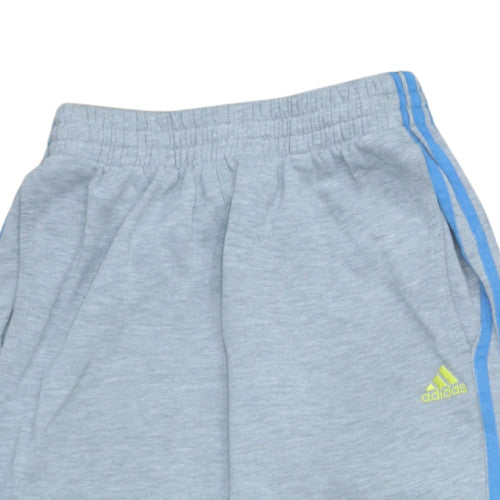 Adidas Boys Grey Jogger Trousers 13-14 Years Essentials Performance Cotton Blend