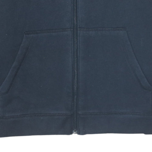 Under Armour Boys Black YXL Full Zip Hoodie Fleece ColdGear