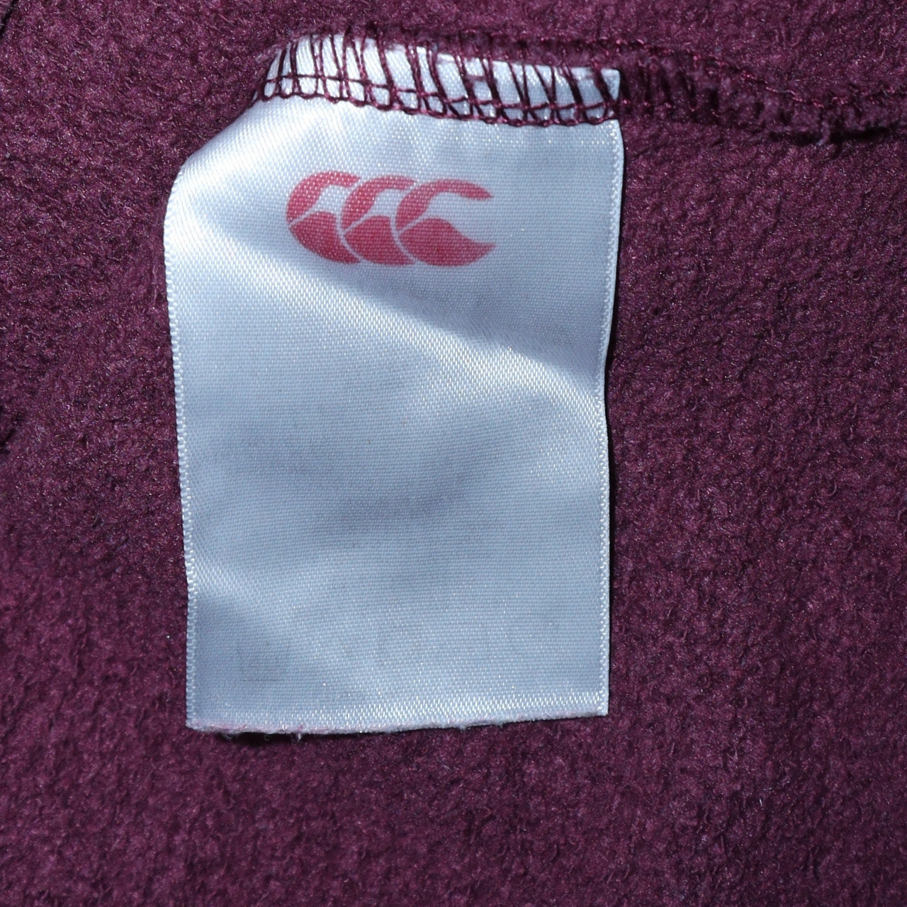 Canterbury Women's Burgundy Hoodie Size 14 Pullover Logo Hooded Sweatshirt