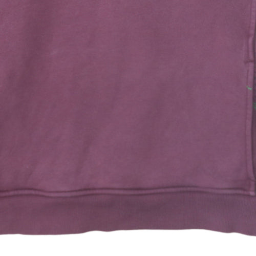 Canterbury Women's Burgundy Hoodie Size 14 Pullover Logo Hooded Sweatshirt