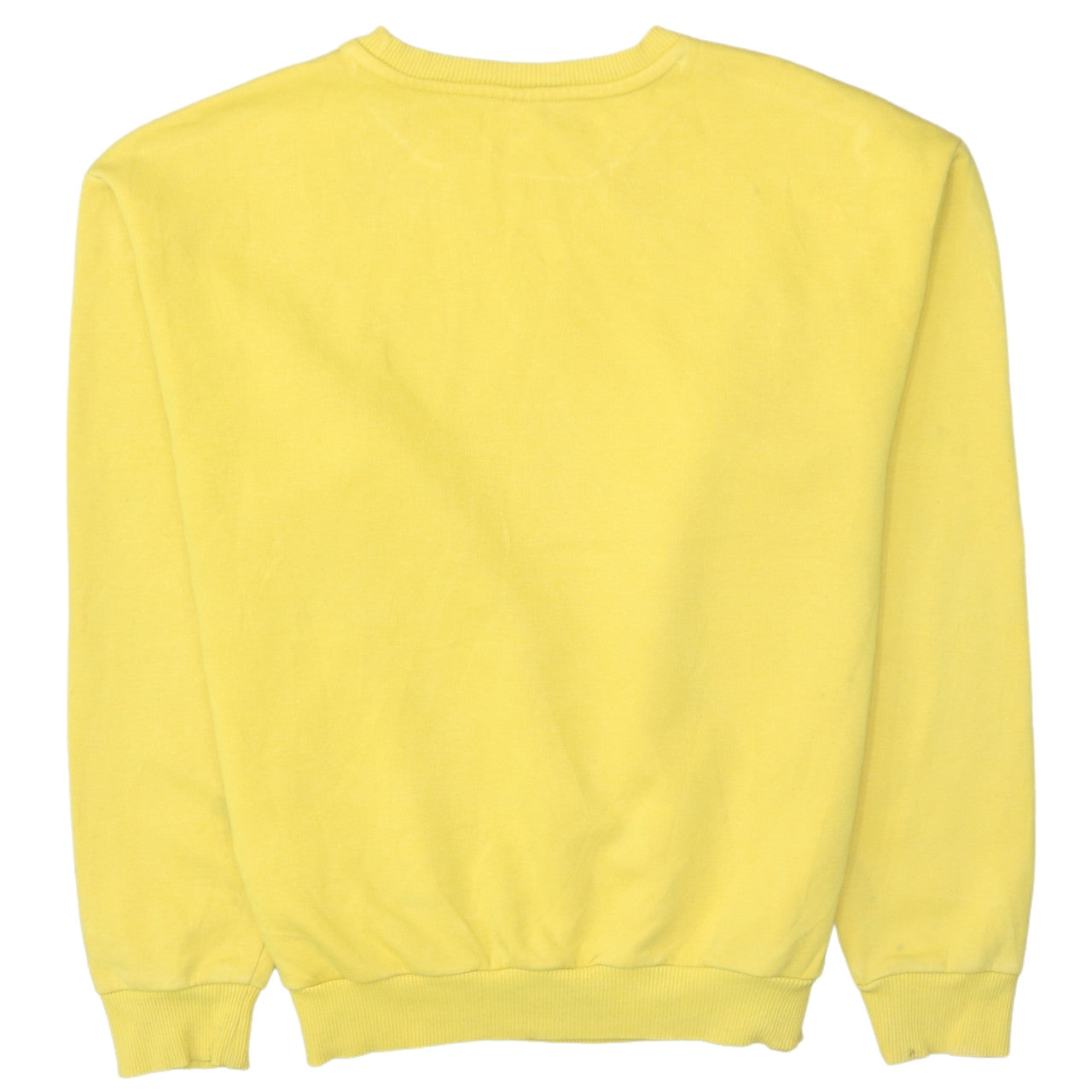 Puma Women's Yellow Floral Logo Pullover Sweatshirt Size S