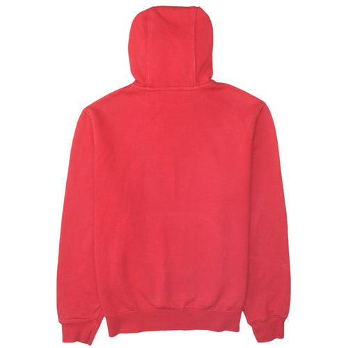 Nike Women Red Pullover Hoodie Medium Hooded Sweatshirt Casual