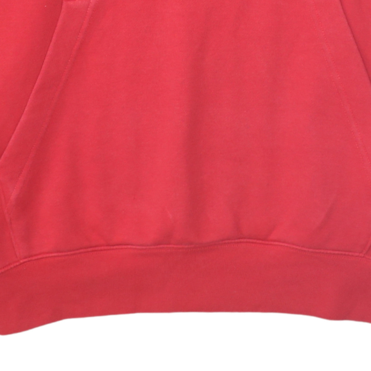 Nike Women Red Pullover Hoodie Medium Hooded Sweatshirt Casual