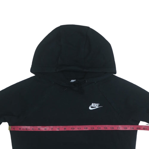 Nike Women's Black XS Pullover Hoodie Sweatshirt Cotton Blend