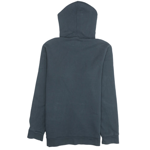 Adidas Mens Grey Pullover Hoodie Size M Regular Fit Logo Sweatshirt