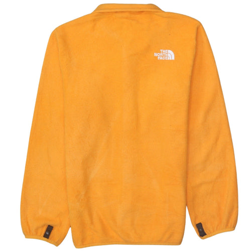 The North Face Boys Orange Fleece Full Zip Jacket Size 10-11 Years