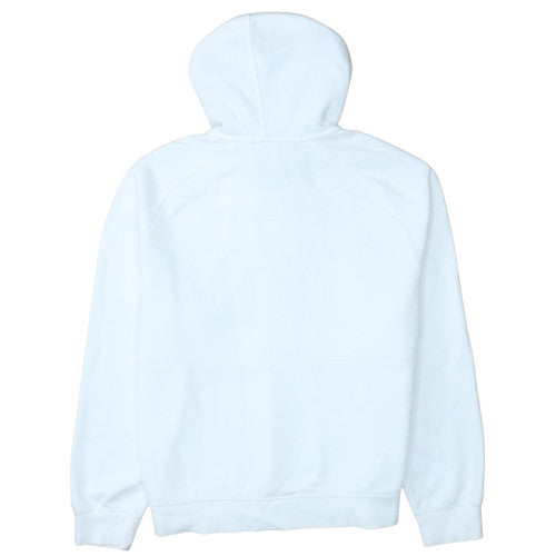 Nike Men's White Pullover Hoodie M Sports Graphic Fleece Sweatshirt