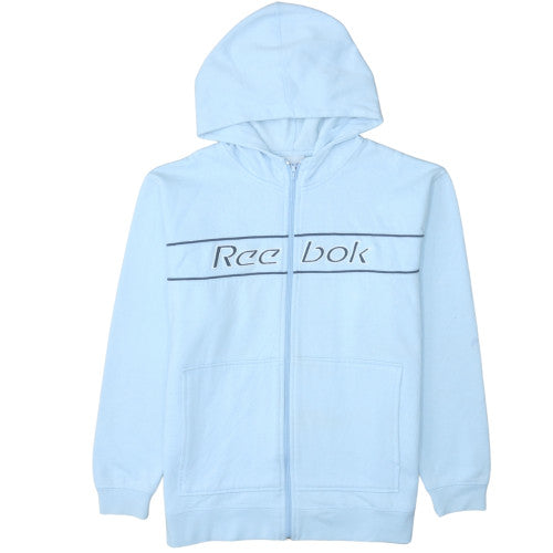 Reebok Men’s Blue Full Zip Hoodie Size M Sports Fleece