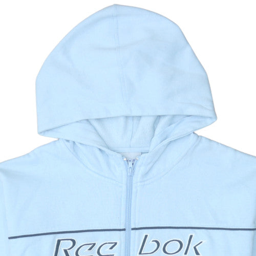 Reebok Men’s Blue Full Zip Hoodie Size M Sports Fleece
