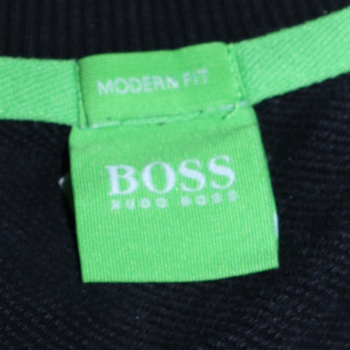 Hugo Boss Men's Black Modern Fit Crew Neck Sweatshirt Size M