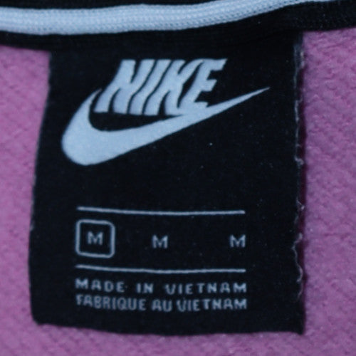 Nike Womens Pink Crew Neck Long Sleeve Pullover Sweatshirt M