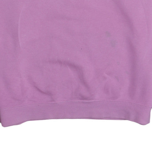 Nike Womens Pink Crew Neck Long Sleeve Pullover Sweatshirt M